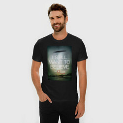 Футболка slim-fit X-Files: Aliens, цвет: черный — фото 2