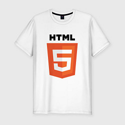 Мужская slim-футболка HTML5