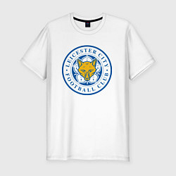 Футболка slim-fit Leicester City FC, цвет: белый