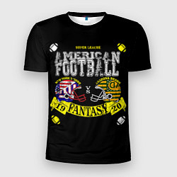 Футболка спортивная мужская American football, цвет: 3D-принт