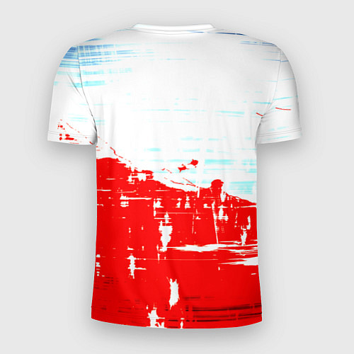 Мужская спорт-футболка Потертая краска / 3D-принт – фото 2