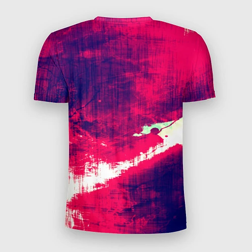 Мужская спорт-футболка Брызги красок / 3D-принт – фото 2