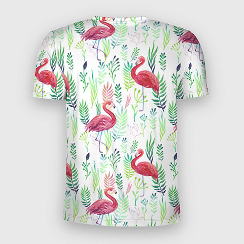 Мужская спорт-футболка Цветы и бабочки 2 / 3D-принт – фото 2