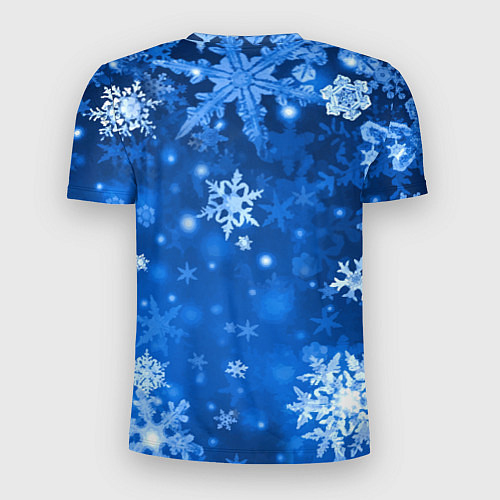 Мужская спорт-футболка Новогодний Пикачу в полете / 3D-принт – фото 2