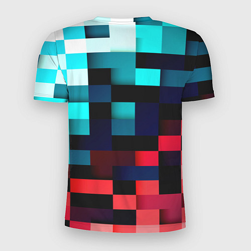 Мужская спорт-футболка Pixel Color / 3D-принт – фото 2