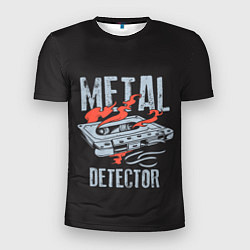 Футболка спортивная мужская Metal Detector, цвет: 3D-принт