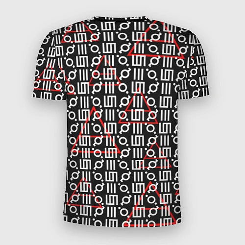 Мужская спорт-футболка 30 STM: Symbol Pattern / 3D-принт – фото 2