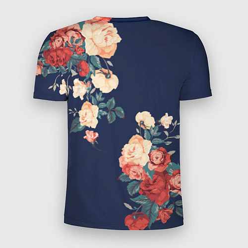 Мужская спорт-футболка Fashion flowers / 3D-принт – фото 2