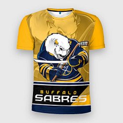 Футболка спортивная мужская Buffalo Sabres, цвет: 3D-принт