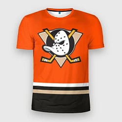 Футболка спортивная мужская Anaheim Ducks, цвет: 3D-принт