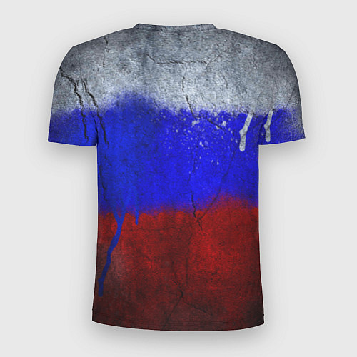 Мужская спорт-футболка Русский триколор / 3D-принт – фото 2