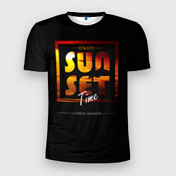 Мужская спорт-футболка Sunset Time
