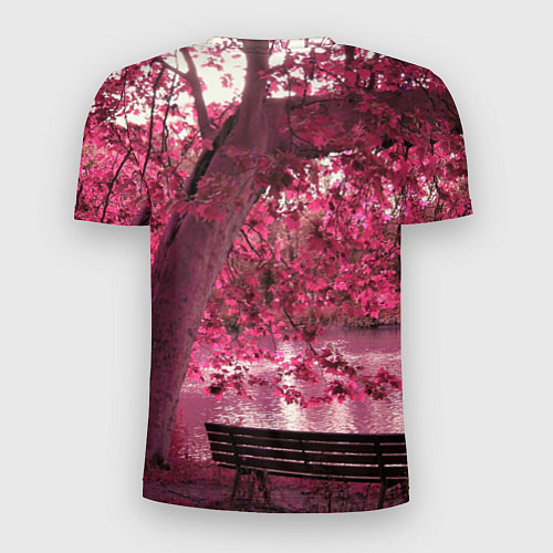 Мужская спорт-футболка 30 STM: Pink Glyph / 3D-принт – фото 2