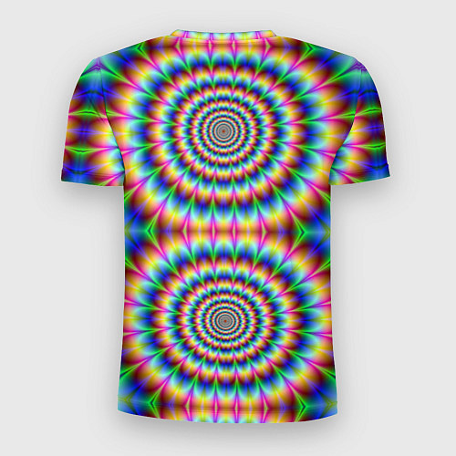 Мужская спорт-футболка Grazy fractal / 3D-принт – фото 2