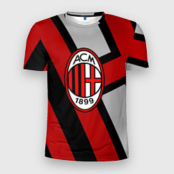 Футболка спортивная мужская Milan FC 1899, цвет: 3D-принт