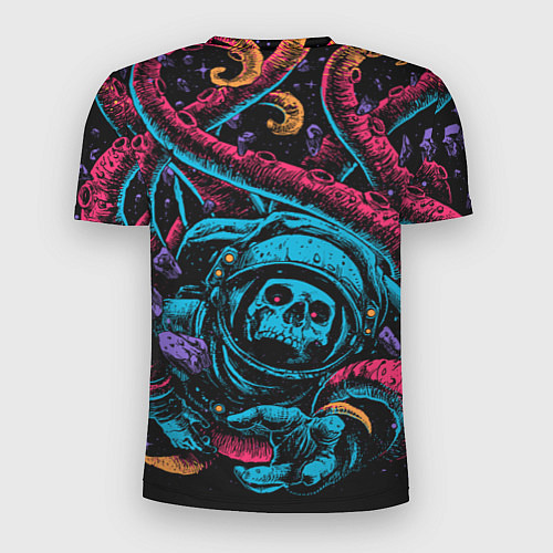 Мужская спорт-футболка Космический осьминог / 3D-принт – фото 2