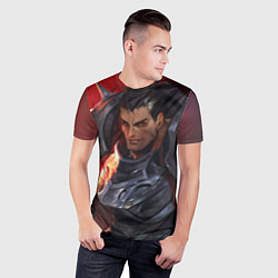 Футболка спортивная мужская Дариус, цвет: 3D-принт — фото 2