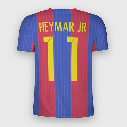 Мужская спорт-футболка FCB: Neymar da Silva / 3D-принт – фото 2