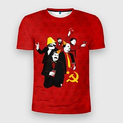 Футболка спортивная мужская Communist Party, цвет: 3D-принт