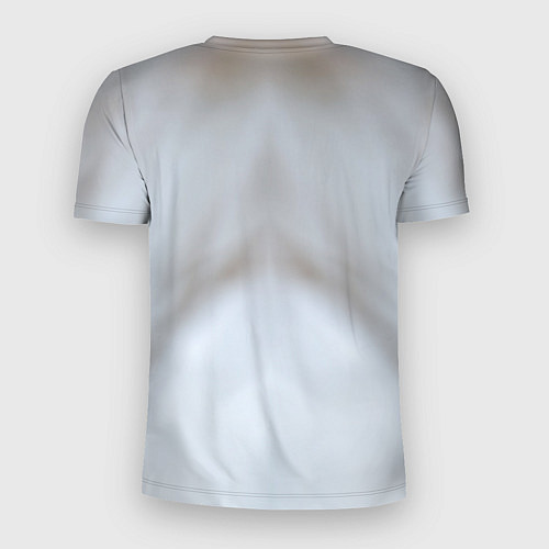 Мужская спорт-футболка Зимняя лиса / 3D-принт – фото 2