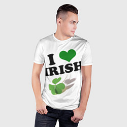 Футболка спортивная мужская Ireland, I love Irish, цвет: 3D-принт — фото 2