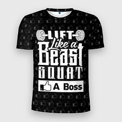 Мужская спорт-футболка Lift Like A Beast Squat