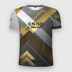 Мужская спорт-футболка Cs:go - Bronze Deco Бронзовая декорация 2022