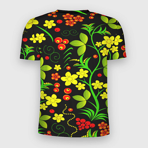 Мужская спорт-футболка Natural flowers / 3D-принт – фото 2