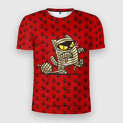 Мужская спорт-футболка Кот мумия
