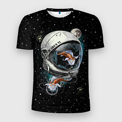 Мужская спорт-футболка Подводный космос