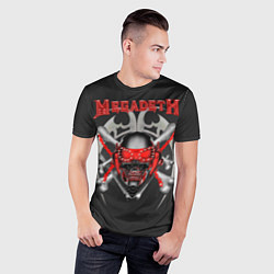 Футболка спортивная мужская Megadeth: Blooded Skull, цвет: 3D-принт — фото 2