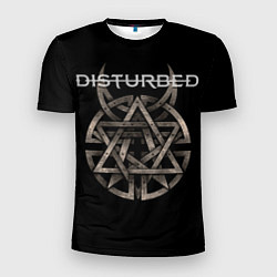 Футболка спортивная мужская Disturbed Logo, цвет: 3D-принт