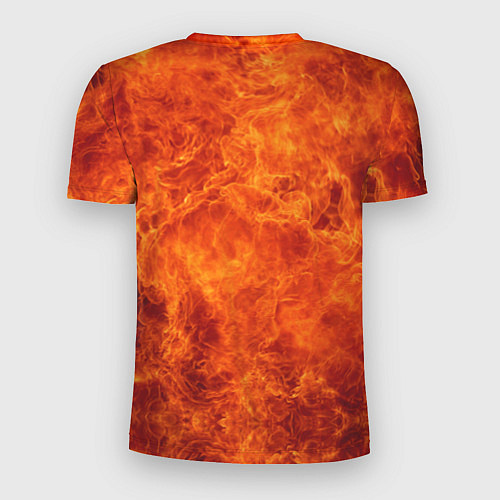 Мужская спорт-футболка Disturbed: Monster Flame / 3D-принт – фото 2
