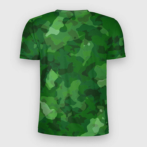 Мужская спорт-футболка Служу России - пограничники / 3D-принт – фото 2