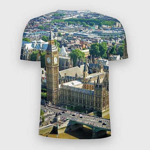 Мужская спорт-футболка Вестминстерское аббатство / 3D-принт – фото 2