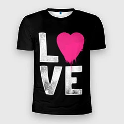 Мужская спорт-футболка Love Heart
