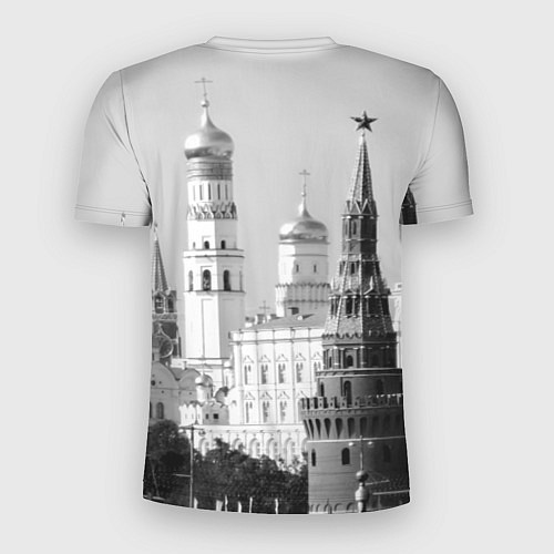 Мужская спорт-футболка Москва: Кремль / 3D-принт – фото 2