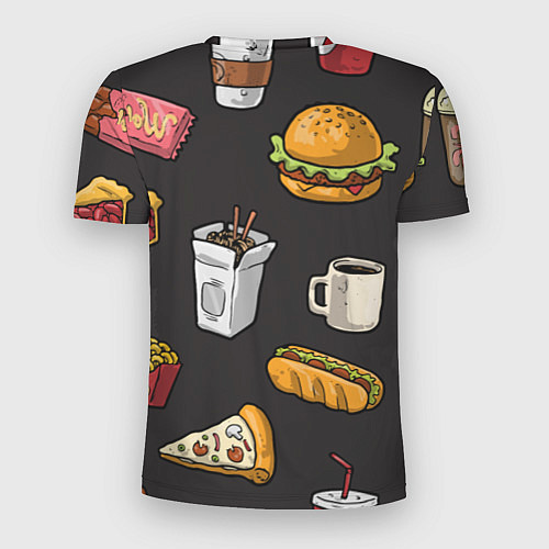 Мужская спорт-футболка Food / 3D-принт – фото 2