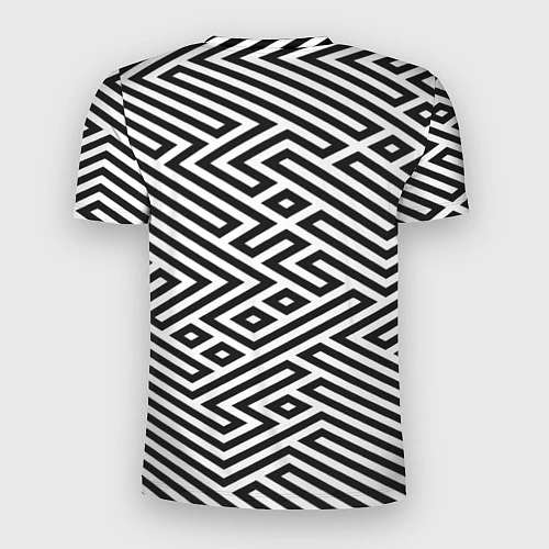 Мужская спорт-футболка Optical illusion / 3D-принт – фото 2