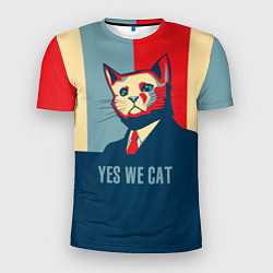 Футболка спортивная мужская Yes we CAT, цвет: 3D-принт