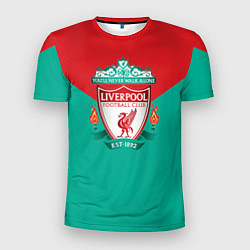 Мужская спорт-футболка Liverpool: Green style