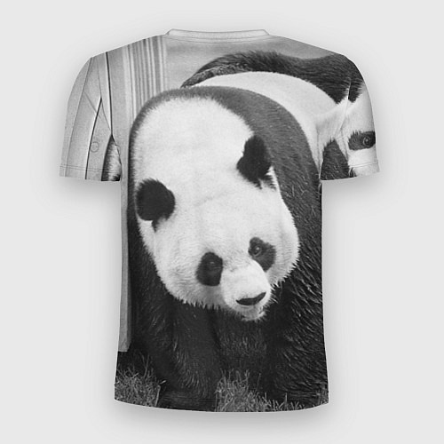 Мужская спорт-футболка Большая панда / 3D-принт – фото 2