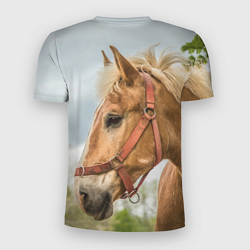 Мужская спорт-футболка Игривая лошадка / 3D-принт – фото 2