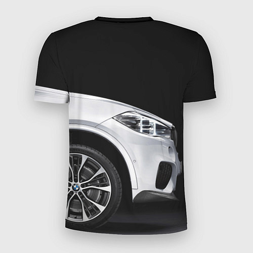 Мужская спорт-футболка BMW: White Style / 3D-принт – фото 2