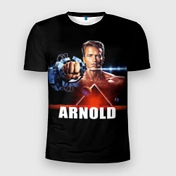 Футболка спортивная мужская Iron Arnold, цвет: 3D-принт
