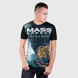 Футболка спортивная мужская Mass Effect: Andromeda, цвет: 3D-принт — фото 2