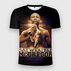 Мужская спорт-футболка Mayweather vs McGregor