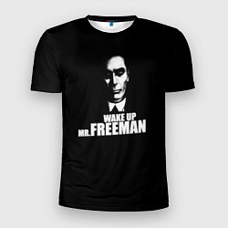 Мужская спорт-футболка Wake up Mr. Freeman