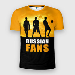 Мужская спорт-футболка Русские фанаты