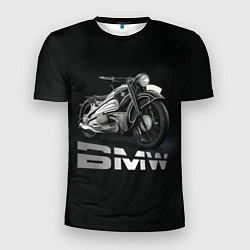Футболка спортивная мужская Мотоцикл BMW, цвет: 3D-принт